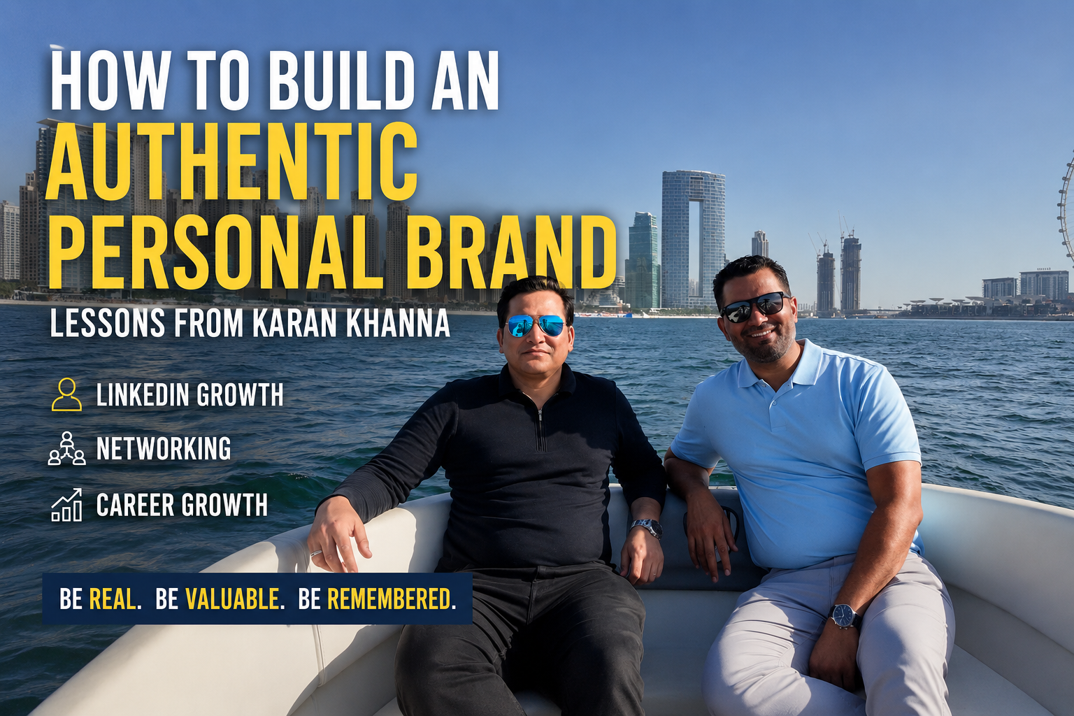How to Build an Authentic Personal Brand: Lessons from Karan Khanna on LinkedIn, Networking & Career Growth