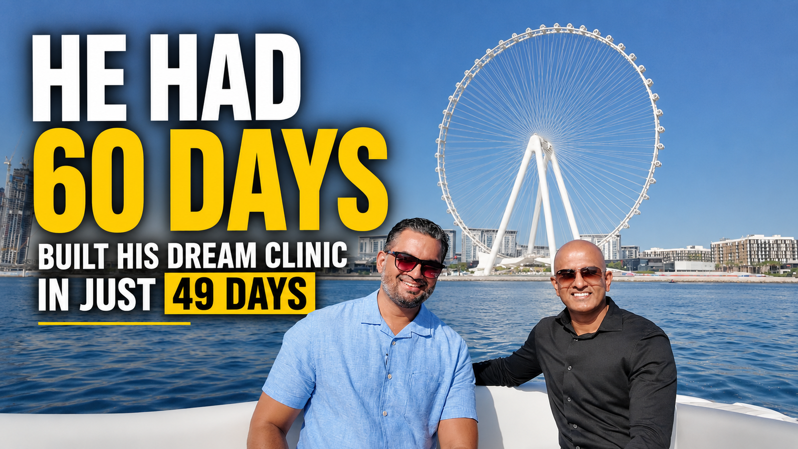 He Had Just 60 Days to Build His Dream Clinic. It Was Ready in 49.
